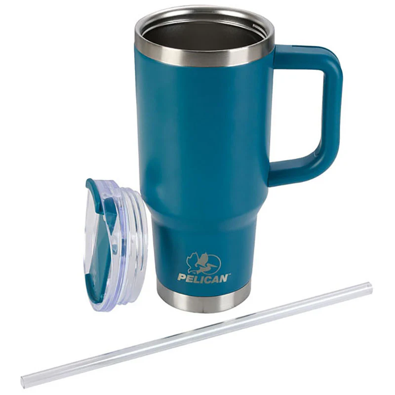 Pelican Porter Blue 30 oz. Recycled Double Wall Stainless Steel Travel Tumbler - Image 5