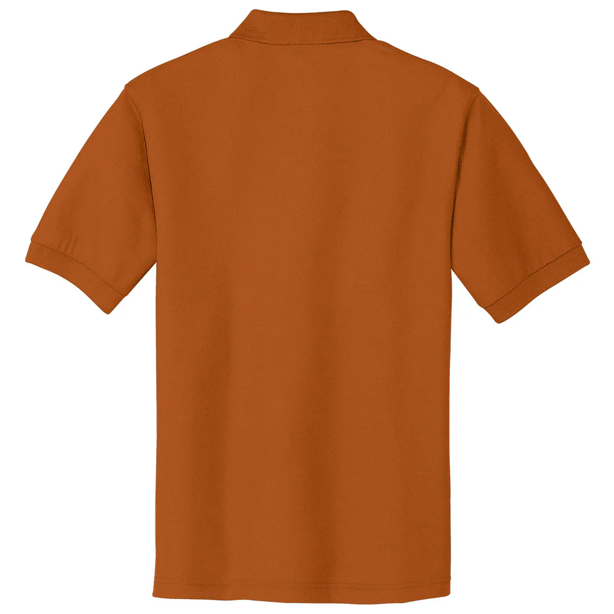 Port Authority Men's Texas Orange Silk Touch Polo - Image 2