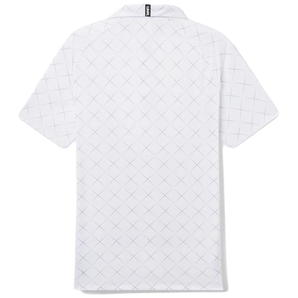 UNRL Men's White-Grey Precision Polo - Image 2