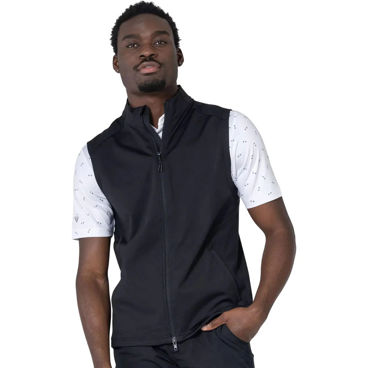 Levelwear Men's Black Resort Vest - Image 4
