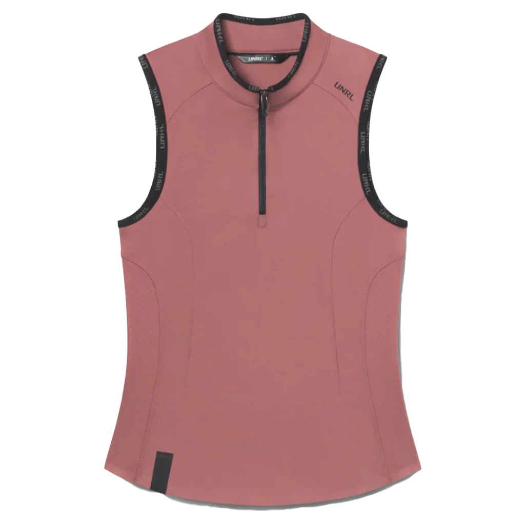 UNRL Women's Rosewood Performa Sleeveless Polo