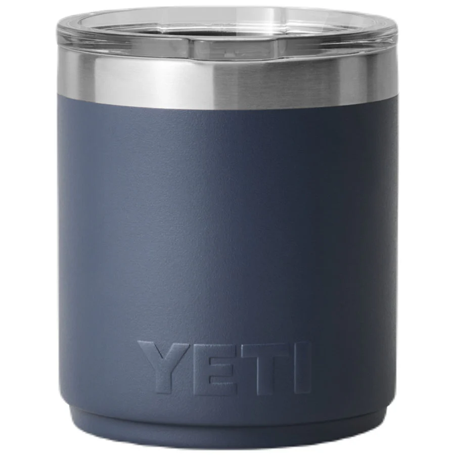 YETI Navy Rambler 10 oz Stackable Lowball 2.0 with Durasip Ceramic Lining - Image 2