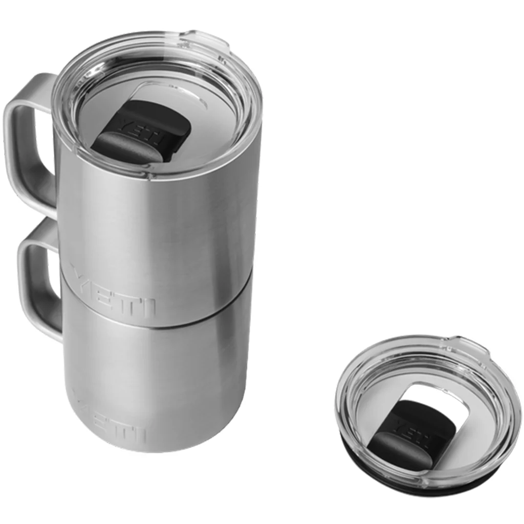 YETI Stainless Rambler 10 oz Stackable Mug with Durasip Ceramic Lining - Image 4