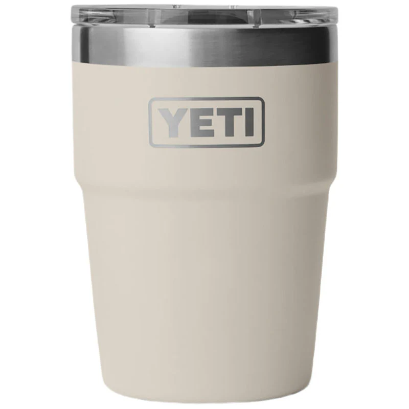 YETI Cape Taupe Rambler 16 oz Stackable Cup with Lid