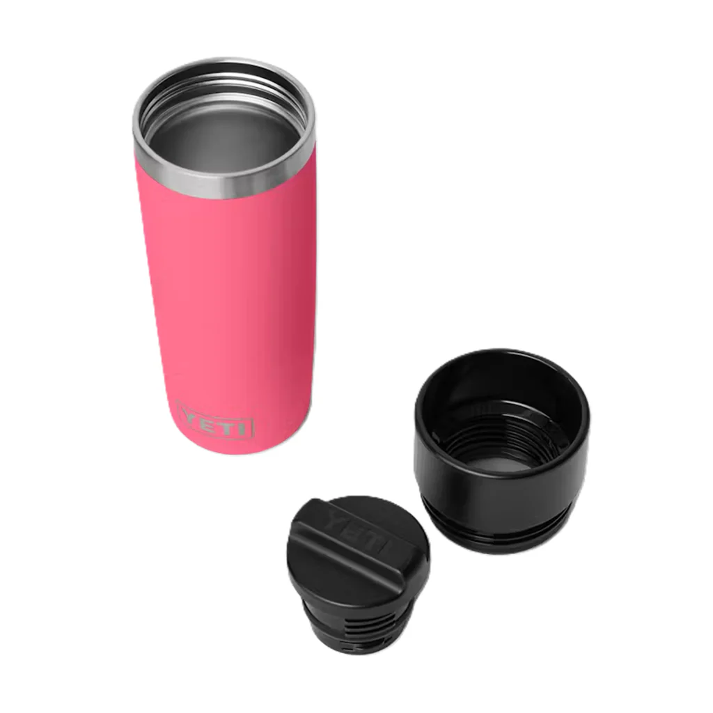 YETI Tropical Pink Rambler 16 oz Travel Water Bottle with Commuter Cap - Image 3