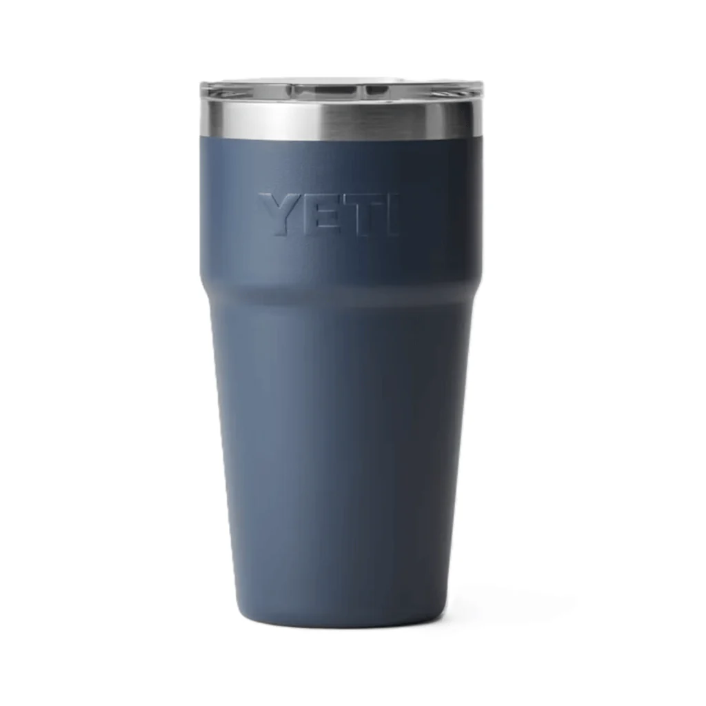 YETI Navy 20 oz Stackable Cup with Lid - Image 2