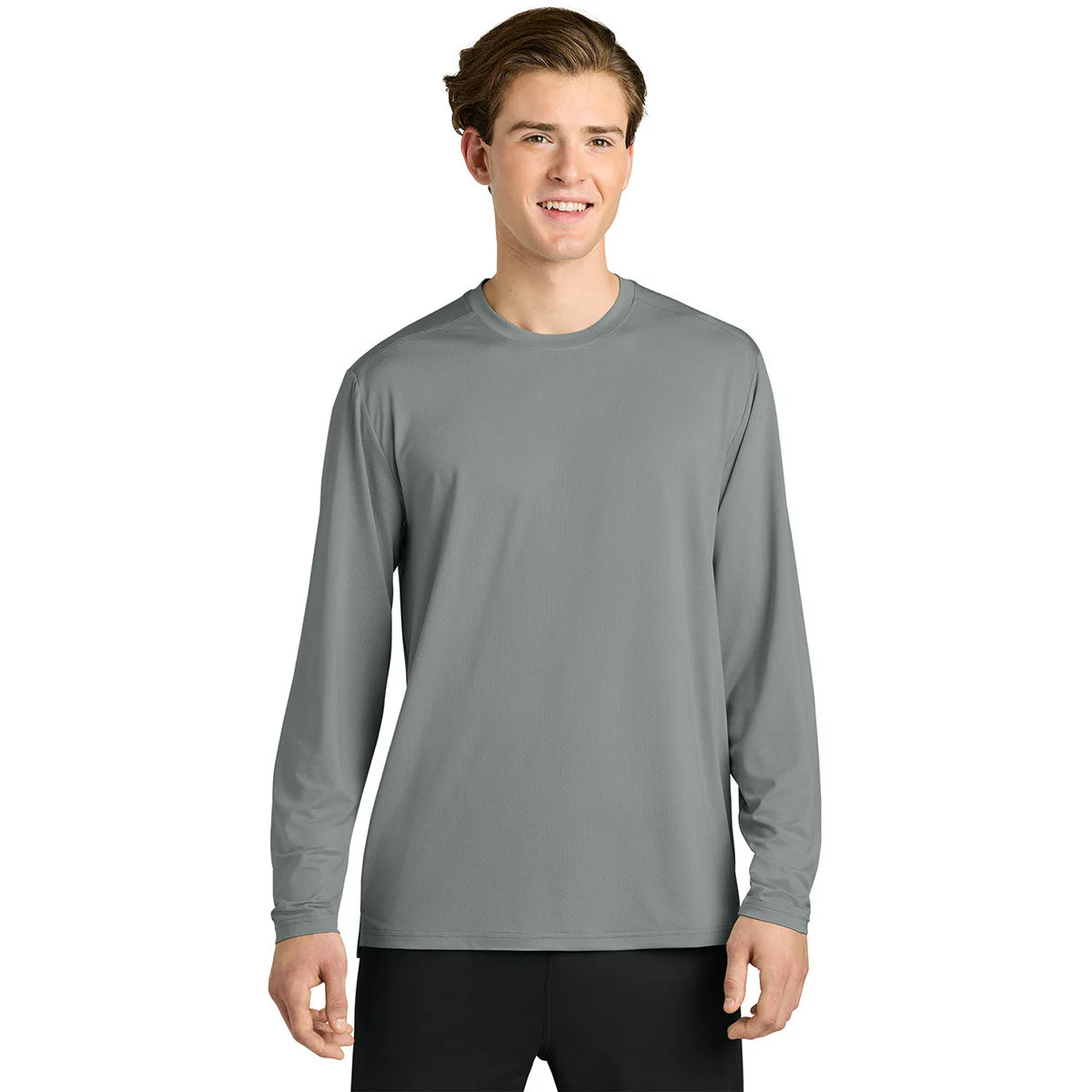 Richardson Men's Grey Clutch Long Sleeve Tee - Image 3