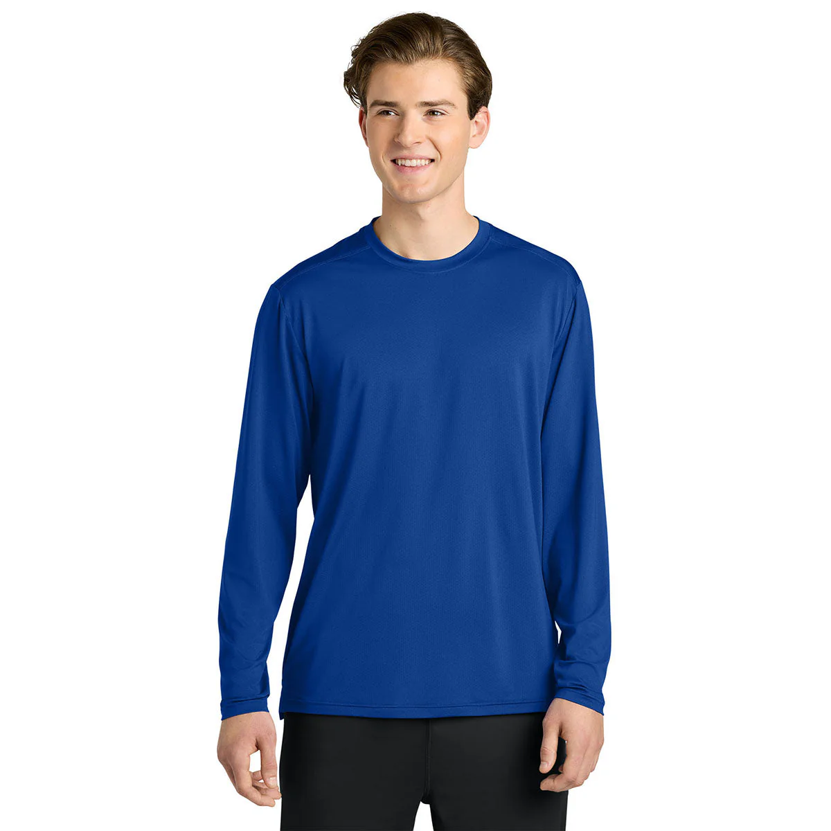 Richardson Men's Royal Clutch Long Sleeve Tee - Image 3