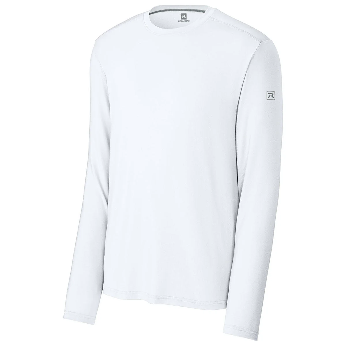 Richardson Men's White Clutch Long Sleeve Tee