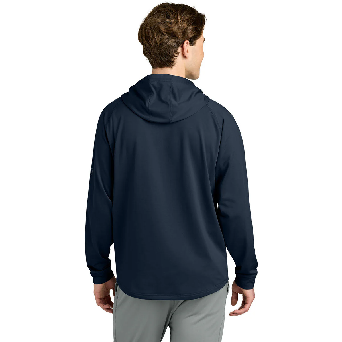 Richardson Men's Navy Charge Performance Fleece Long Sleeve Hoodie - Image 4