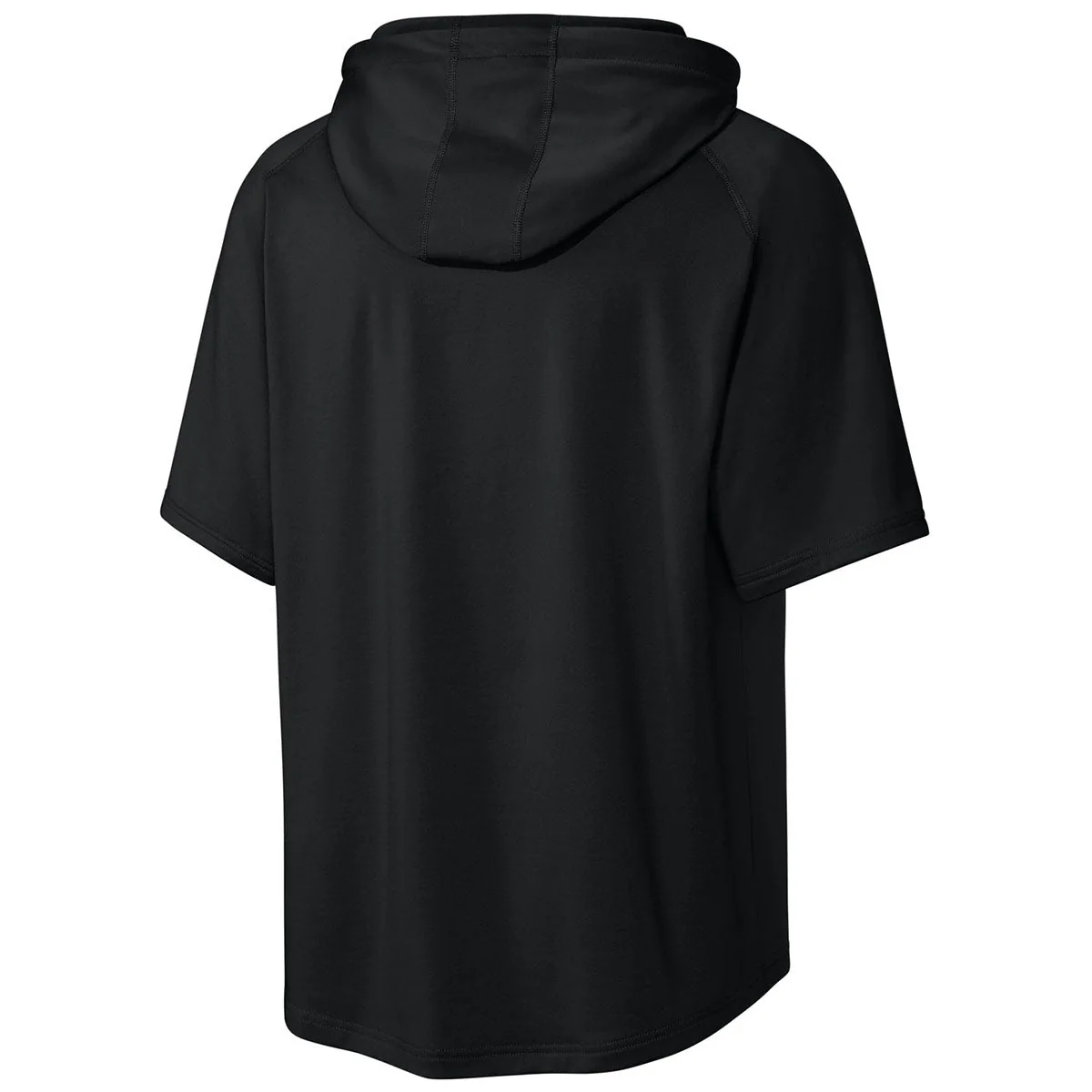 Richardson Men's Black Charge Performance Fleece Short Sleeve Hoodie - Image 2