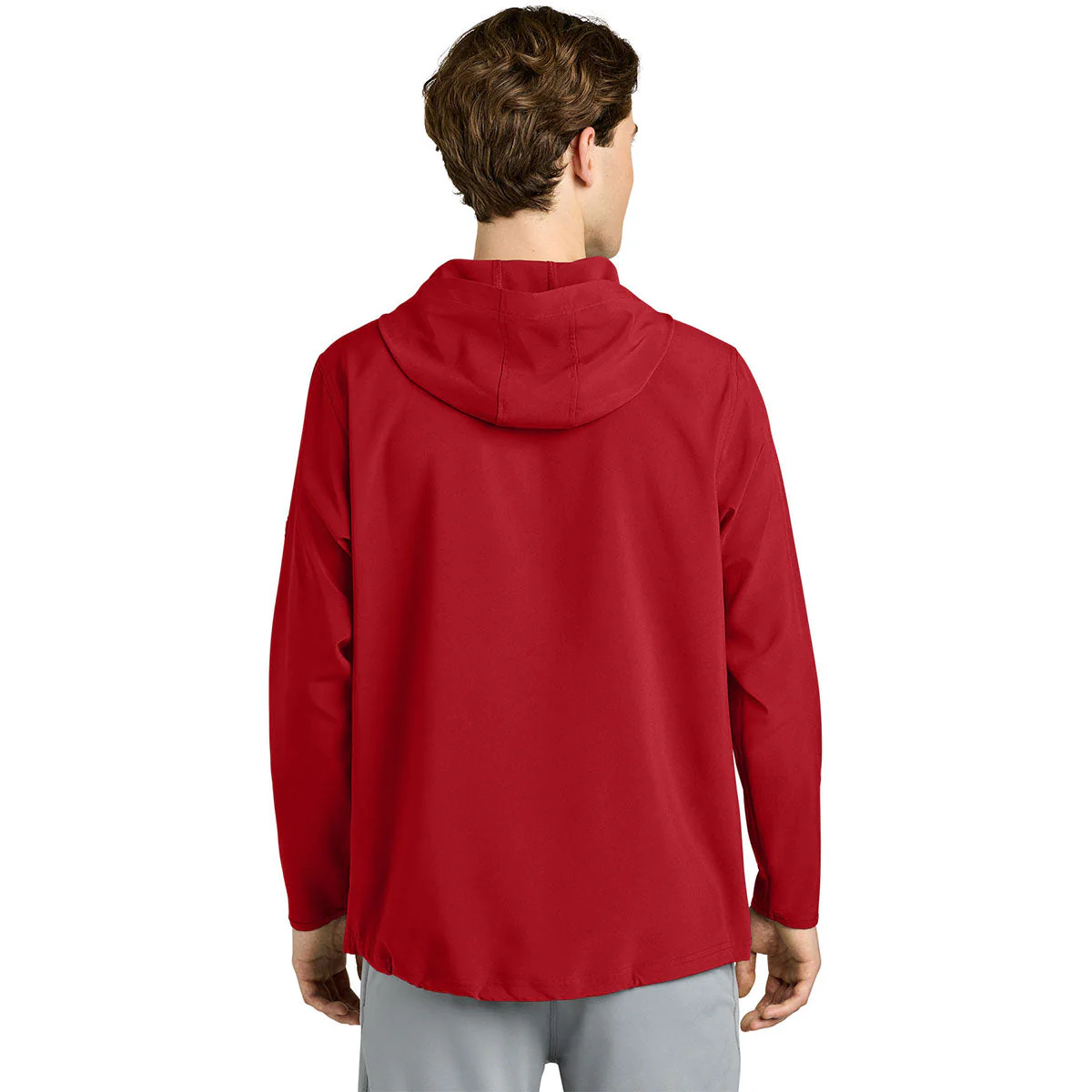 Richardson Men's Red Barrage Hooded Wind Jacket - Image 4