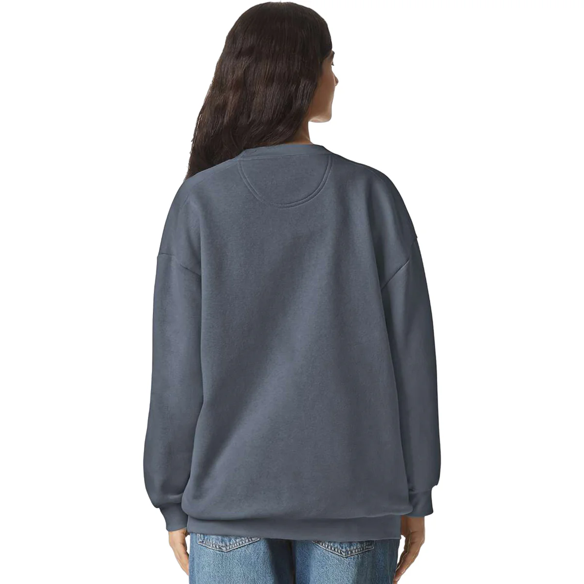 American Apparel Unisex Asphalt ReFlex Fleece Crewneck Sweatshirt - Image 4