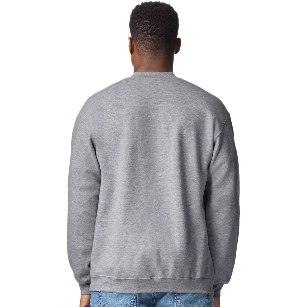 Gildan Unisex Sport Grey Midweight 1/4 Zip Sweatshirt - Image 4
