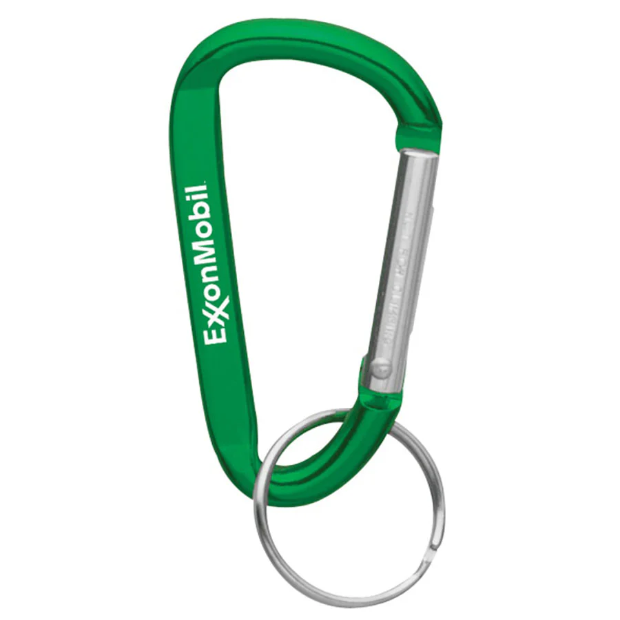 Bullet Green Small Carabiner Key Ring - Image 2