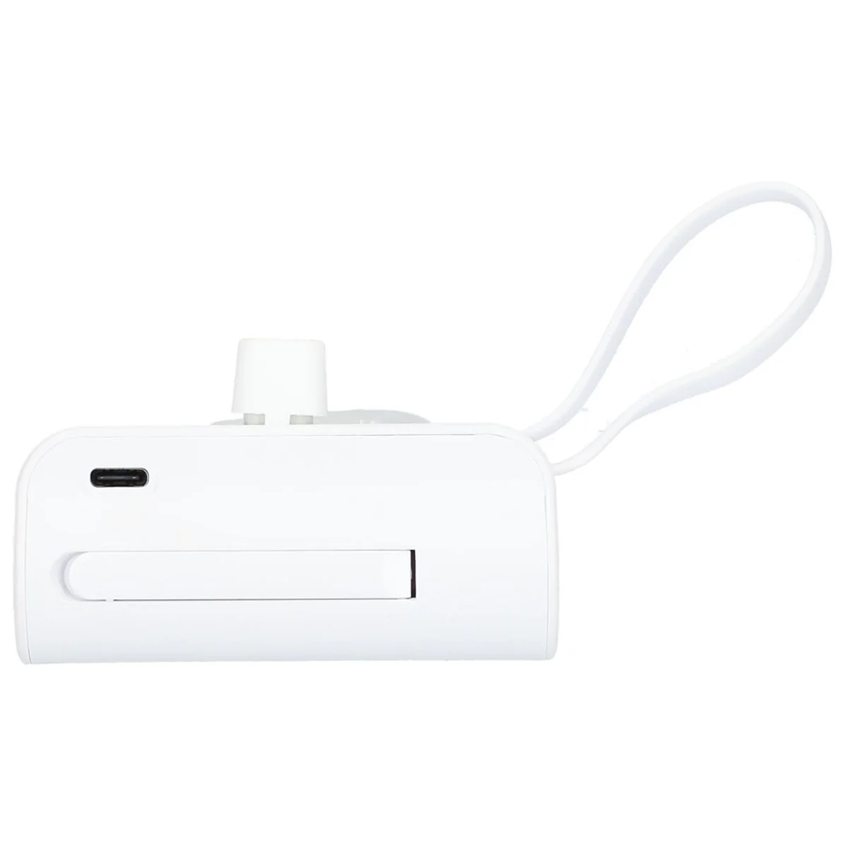 Bullet White Hue 5000 mAh Power Bank with Multi Tips - Image 4