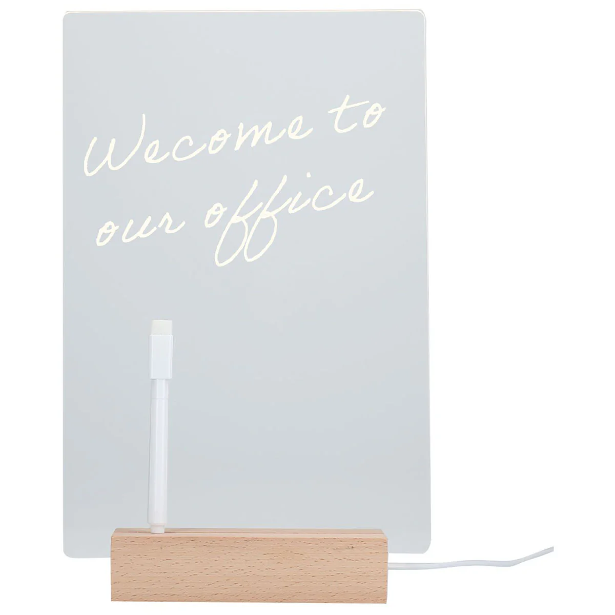 Bullet Clear Note Brite Acrylic Dry Erase Board - Image 4