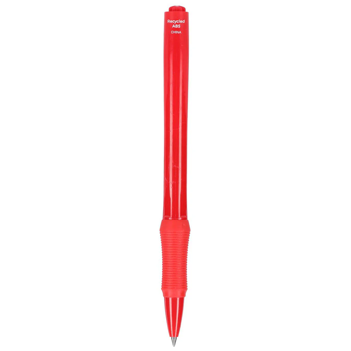 Bullet Red Slim Recycled ABS Gel Pen - Image 5
