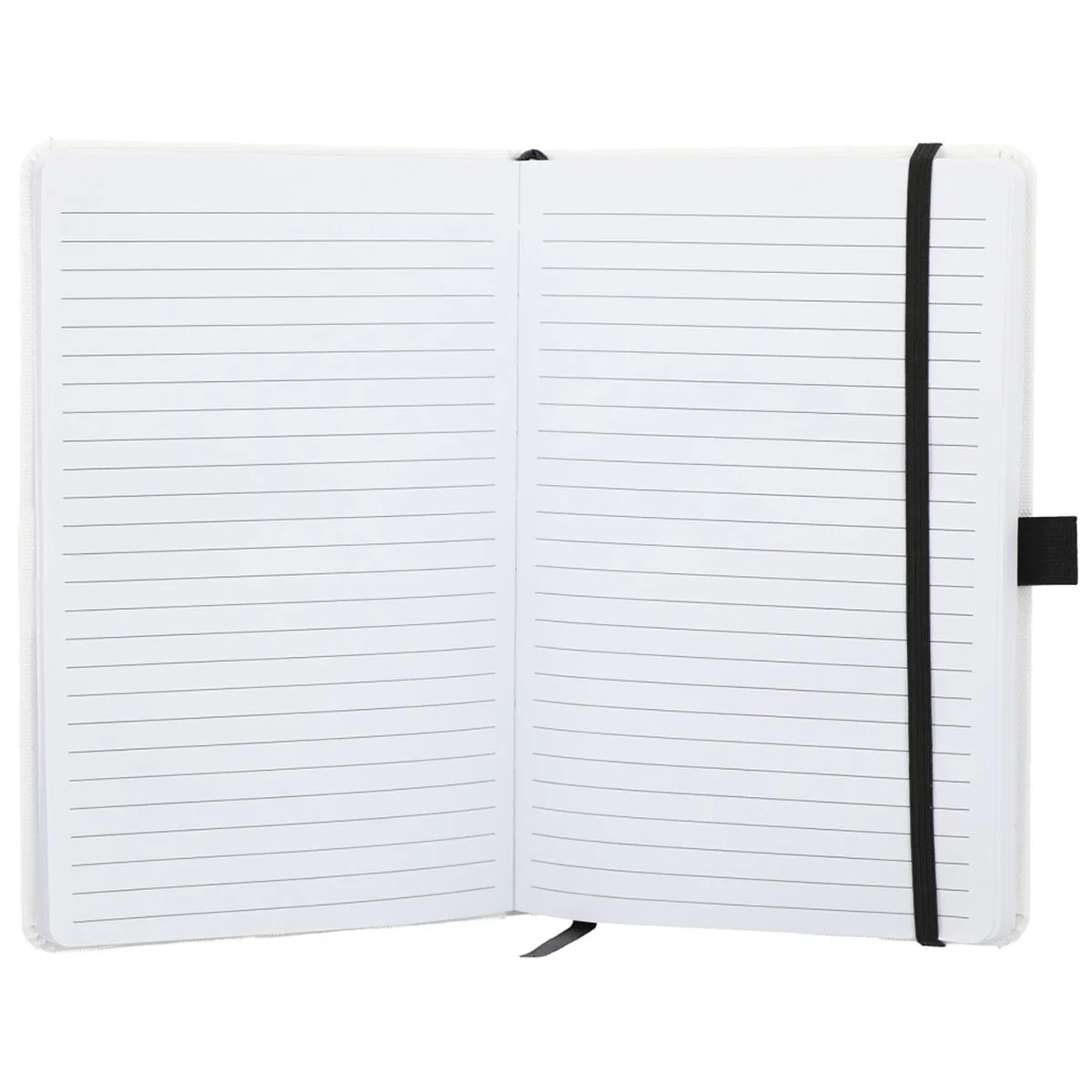 Bullet Black Recycled Bamboo Fiber Bound Notebook - Image 4