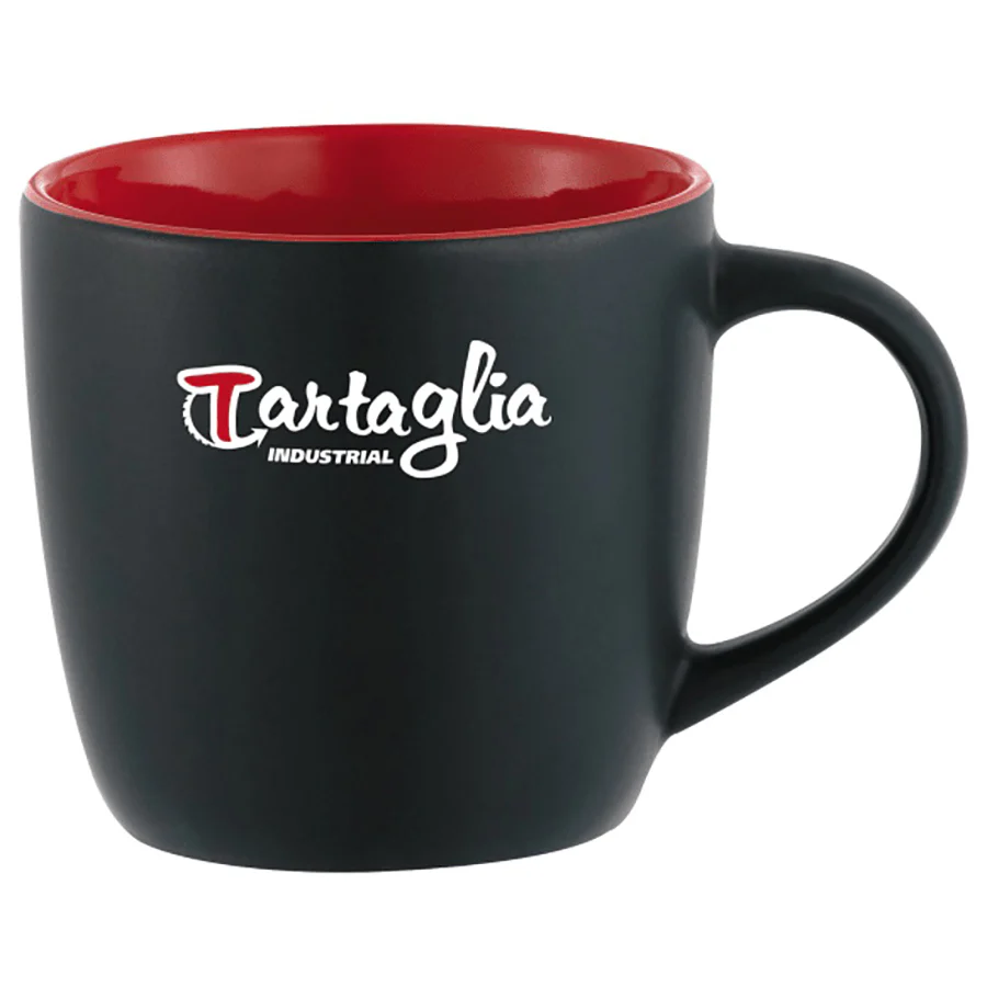 Bullet Black w/Red Lining Riviera Electric 11oz Ceramic Mug - Image 2