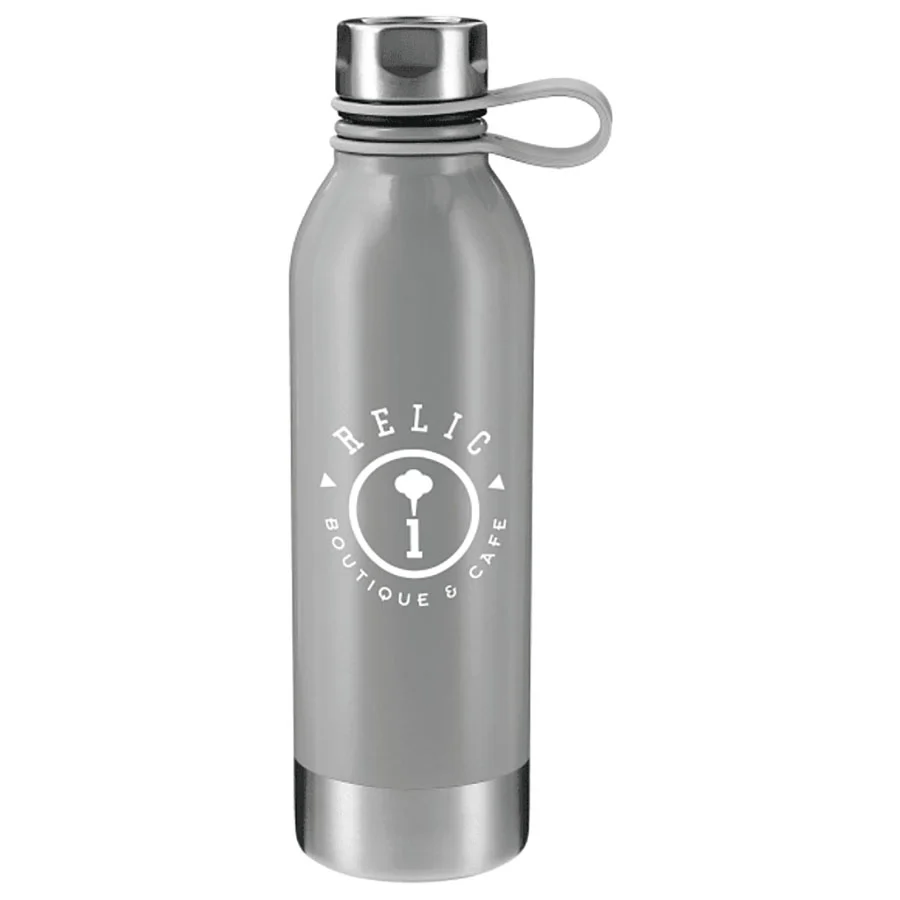 Bullet Grey Perth Single-Walled Stainless Steel 25oz Sports Water Bottle - Image 2