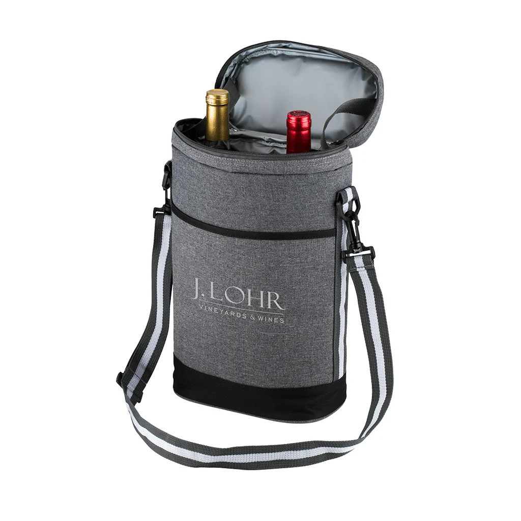 SnugZ Black Paso Robles Wine Bottle Cooler Bag - Image 3