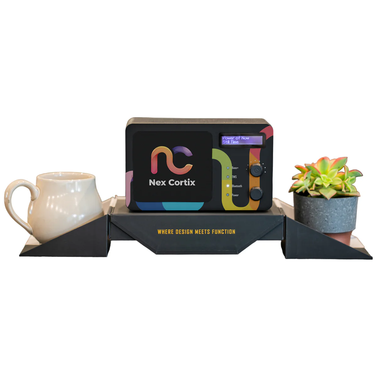 Rupt Black Soundview Speaker 15W Speaker With Digital Display - Image 2