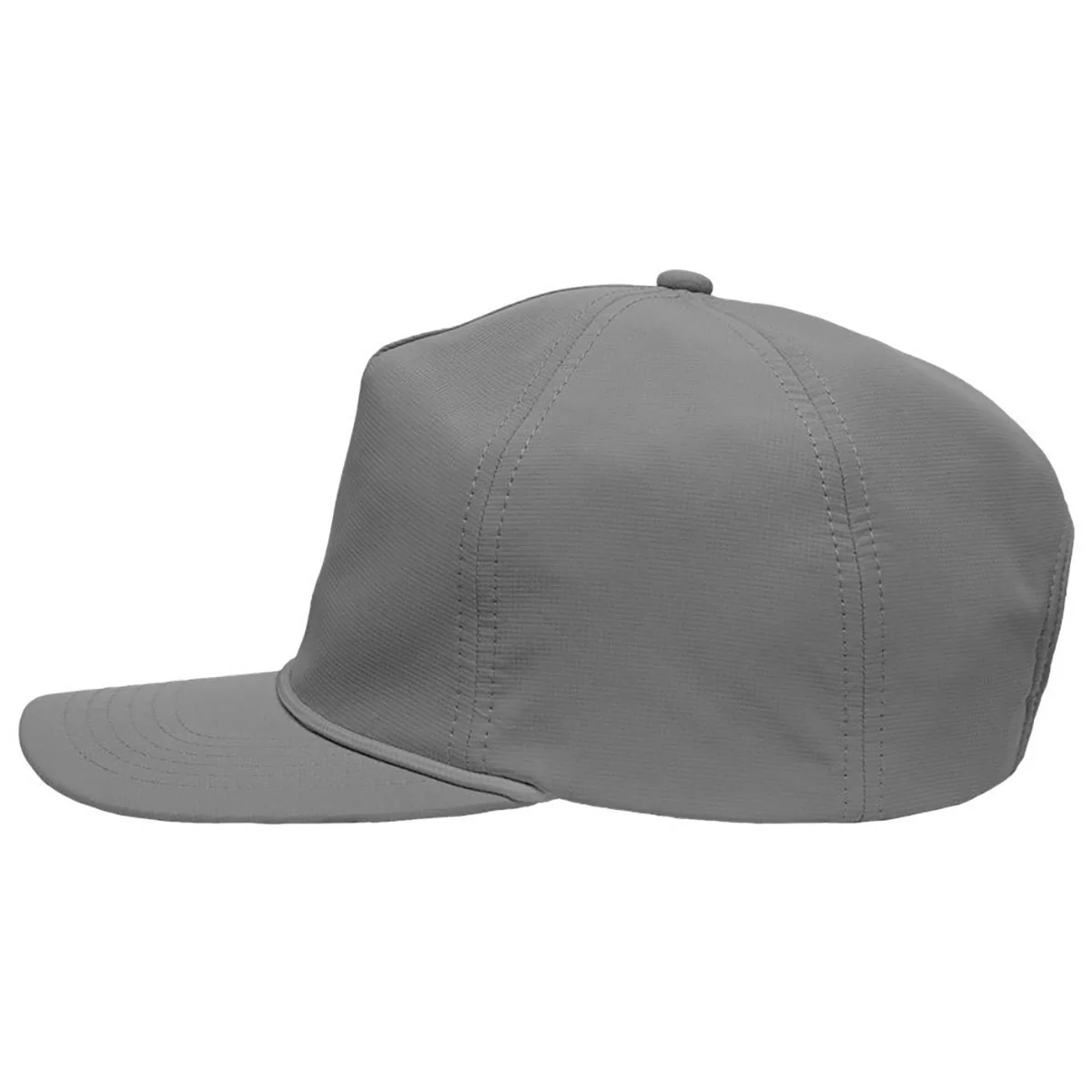 Sportsman Grey Five-Panel Ripstop Cap - Image 3