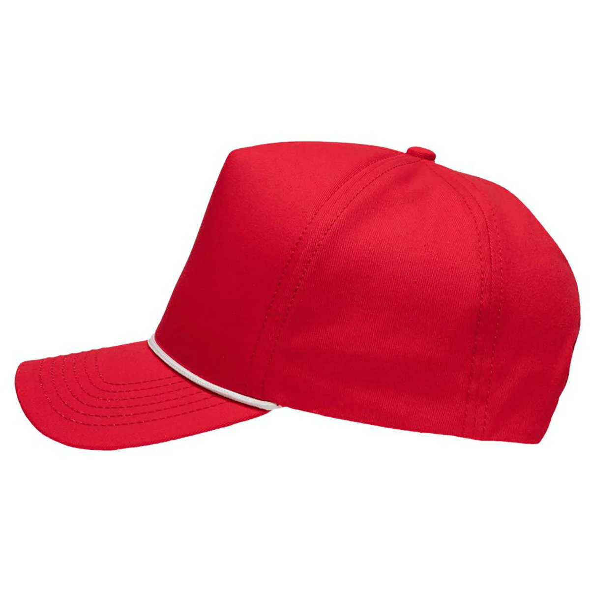 Sportsman Red Five-Panel Rope Heritage Fit Cap - Image 3