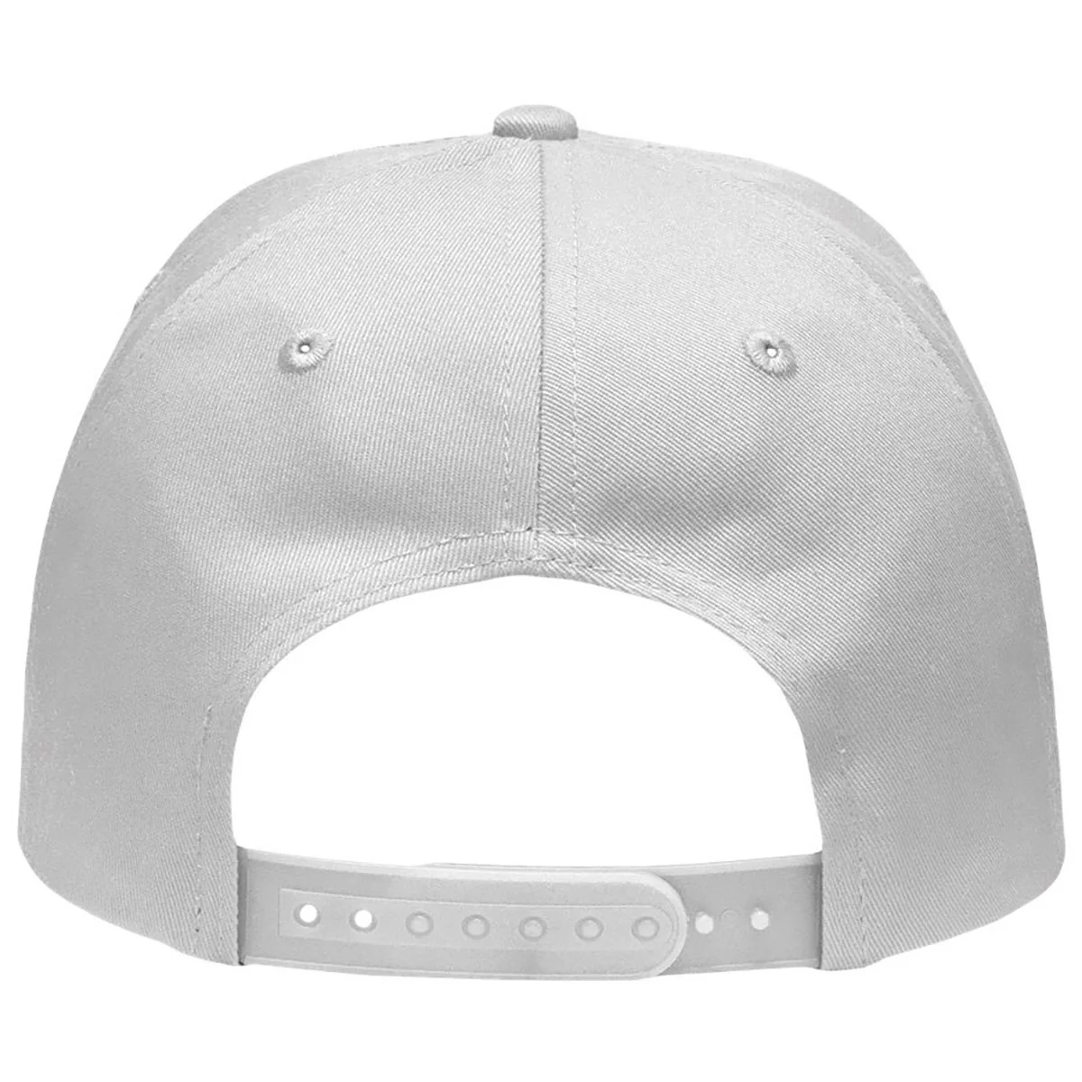 Sportsman White Lo-Pro Solid Back Traditional Trucker Cap - Image 2