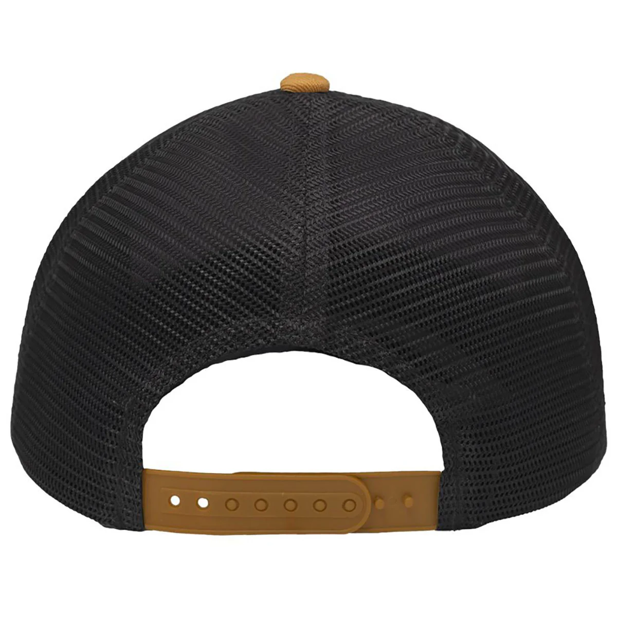 Sportsman Heather Grey/Charcoal/Vegas Gold Lo-Pro Mesh Back Trucker Fit Cap - Image 2