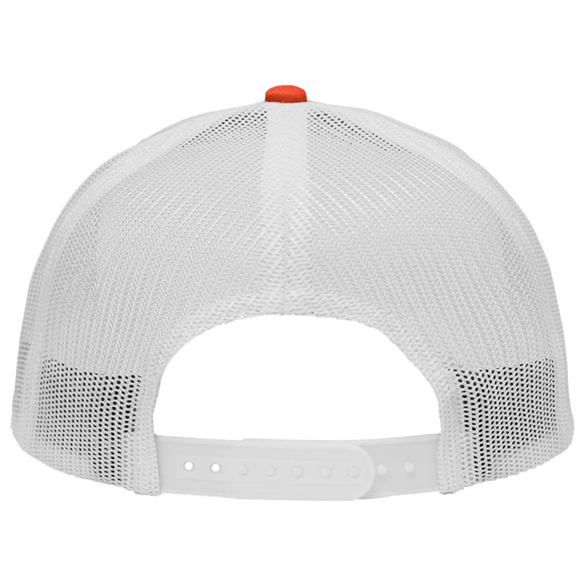 Sportsman Chino Orange/White Lo-Pro Mesh Back Trucker Fit Cap - Image 2