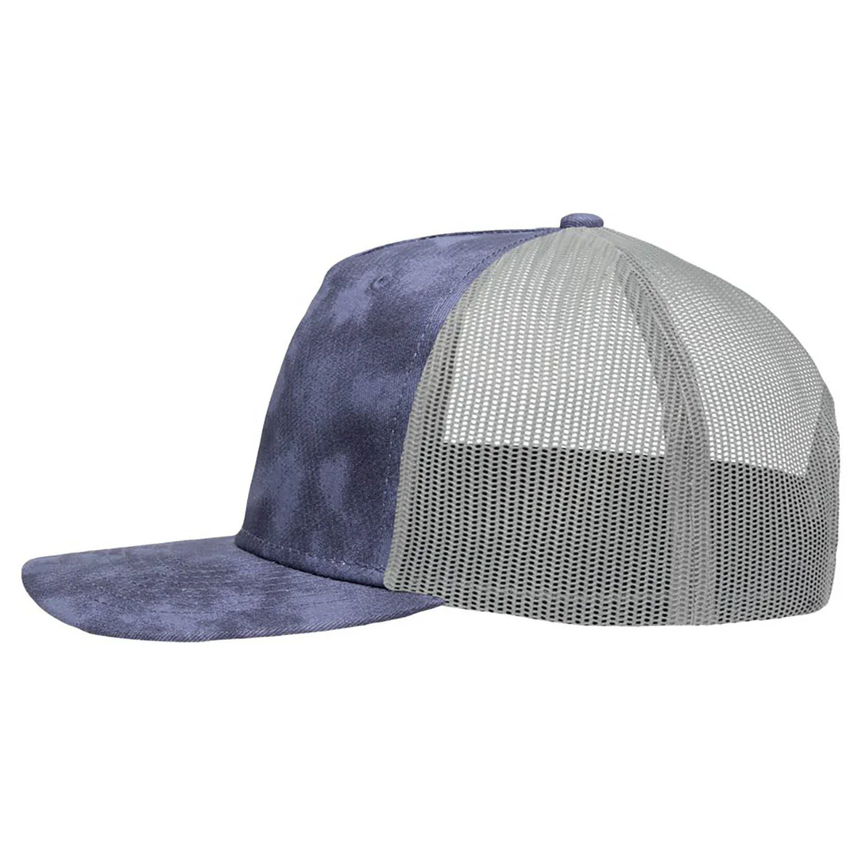 Sportsman Old Wash Navy/Grey Modern Five-Panel Trucker Fit Cap - Image 3
