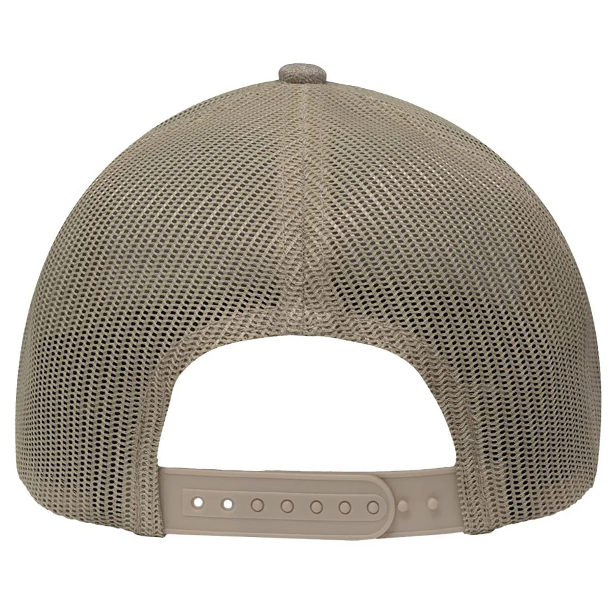 Sportsman Khaki Heather/Khaki Modern Six-Panel Trucker Fit Cap - Image 2