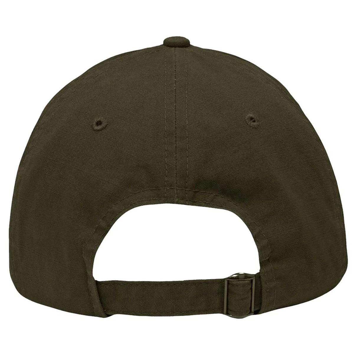 Sportsman Brushed Dark Olive Green Dad Hat Fit - Image 2
