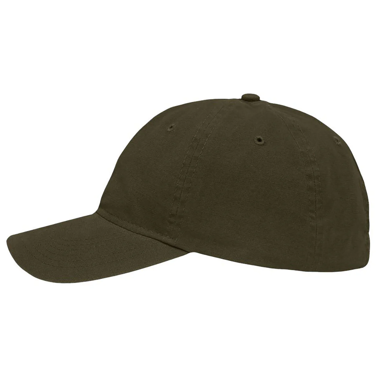 Sportsman Brushed Dark Olive Green Dad Hat Fit - Image 3