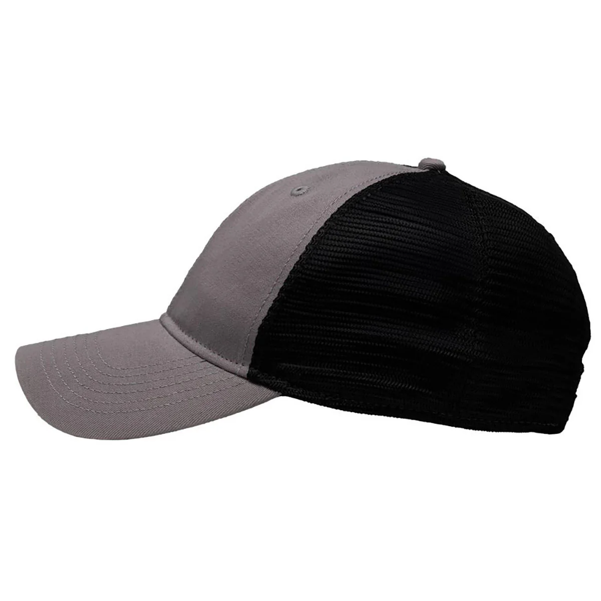 Sportsman Grey/Black Mesh Dad Hat Fit - Image 3
