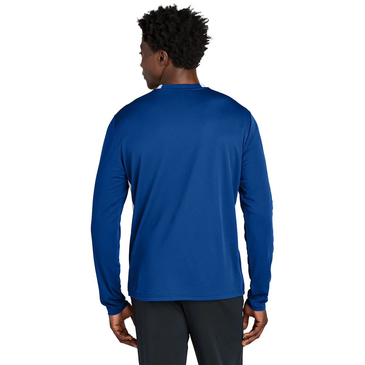 Sport-Tek Men's True Royal/White Club 1/4-Zip Pullover - Image 4