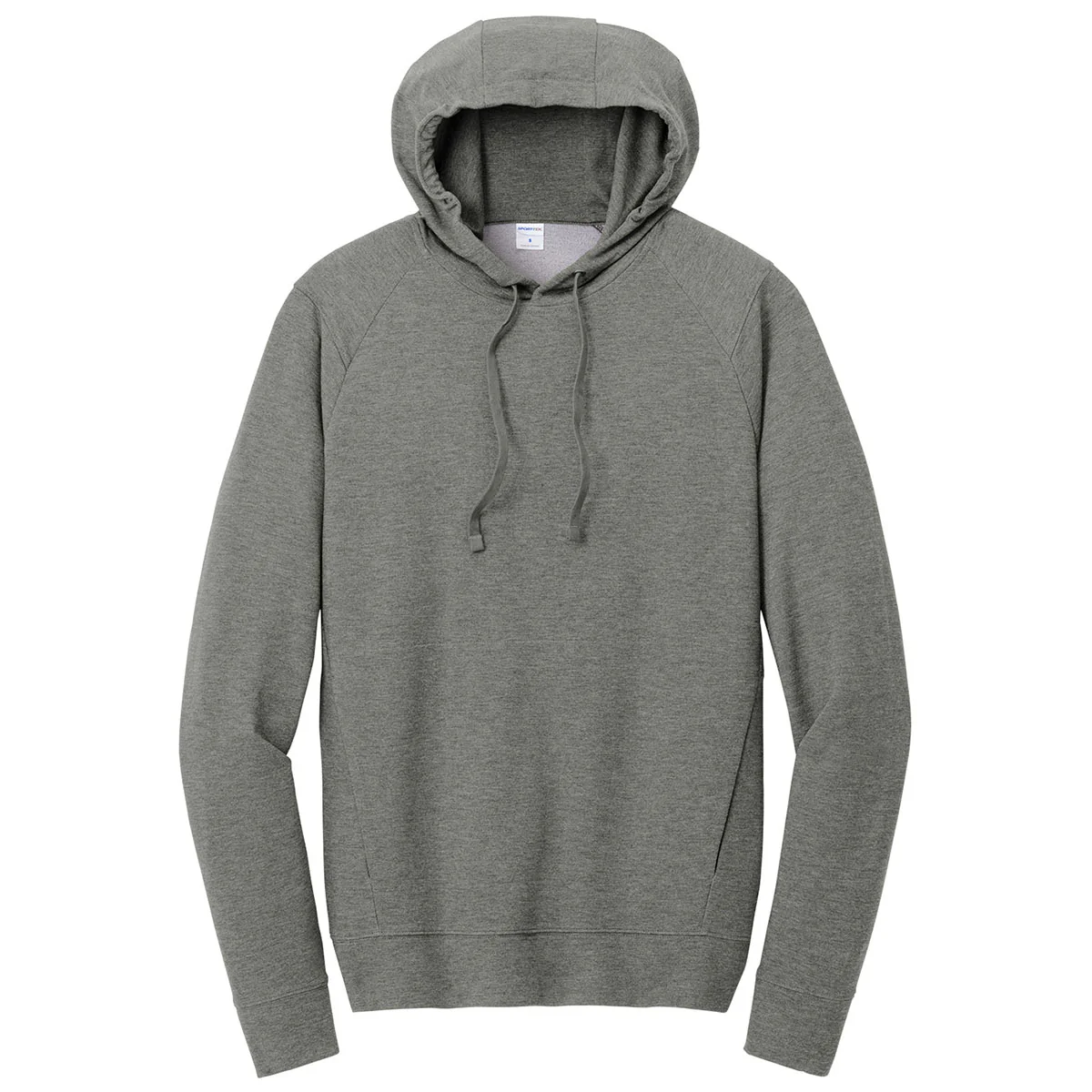 Sport-Tek Men's Light Grey Heather Sport-Wick Flex Fleece Pullover Hoodie