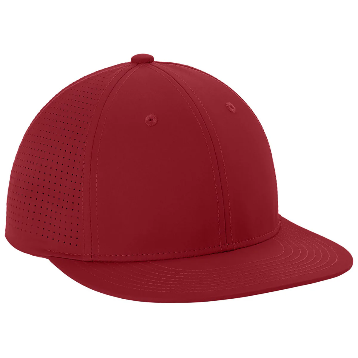 Sport-Tek Deep Red Pro-Cut Stretch-Tek Cap - Image 4