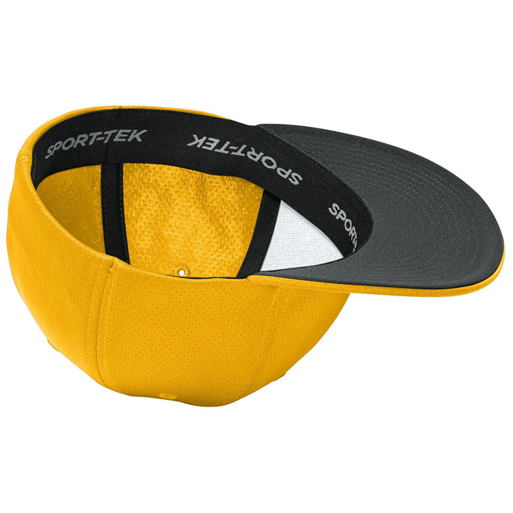 Sport-Tek Gold Impact Mesh Stretch-Tek Cap - Image 4