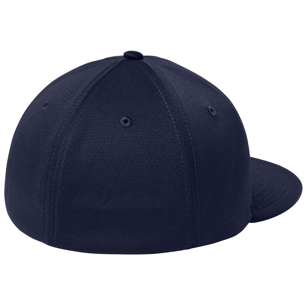Sport-Tek True Navy Impact Mesh Stretch-Tek Cap - Image 2
