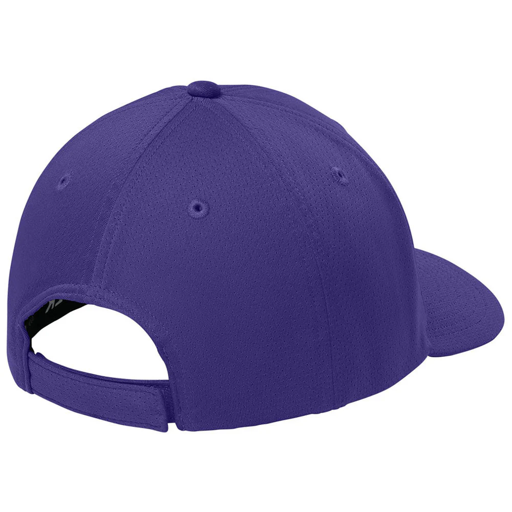 Sport-Tek Purple Impact Mesh Stretch-Tek Adjustable Cap - Image 2