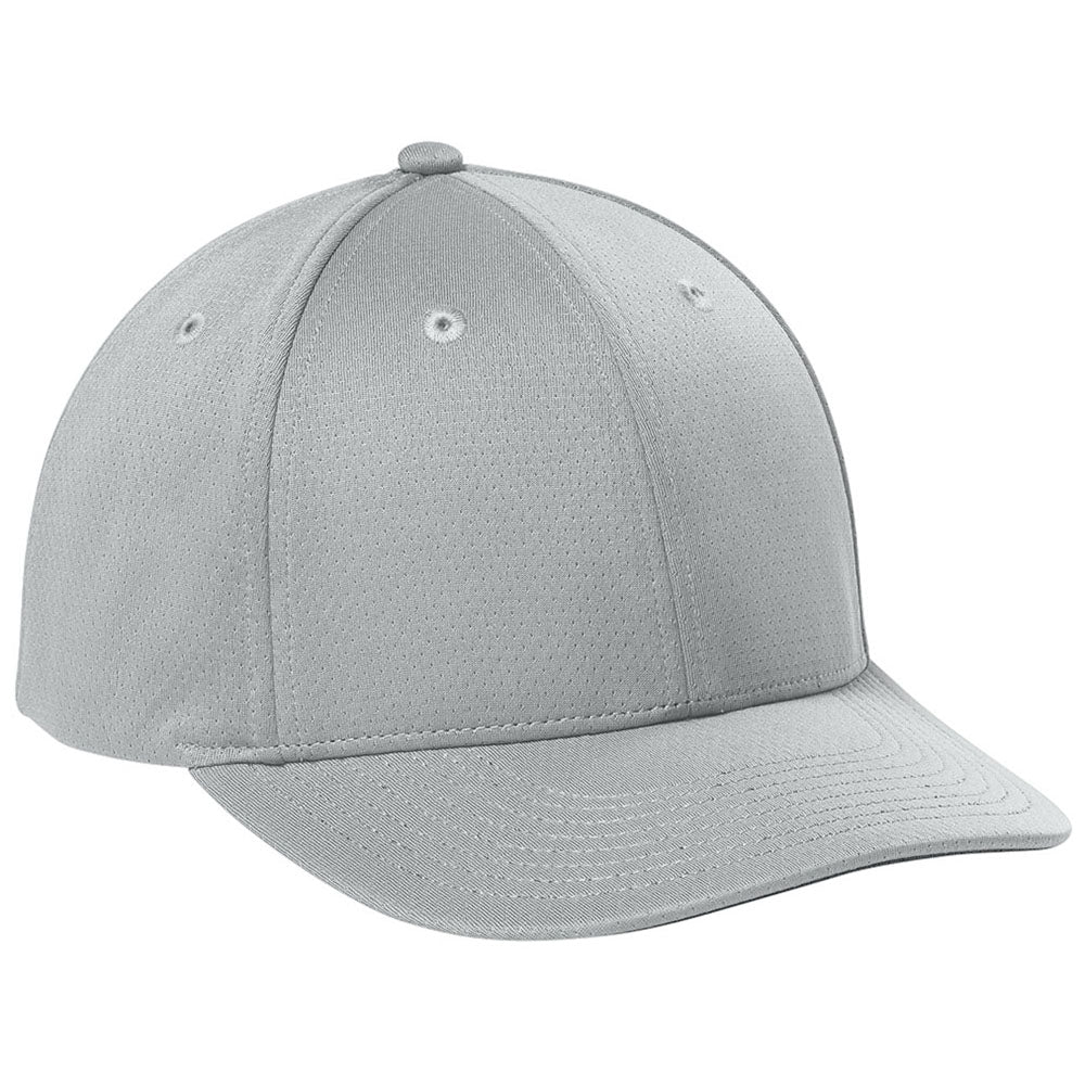 Sport-Tek Silver Impact Mesh Stretch-Tek Adjustable Cap - Image 3