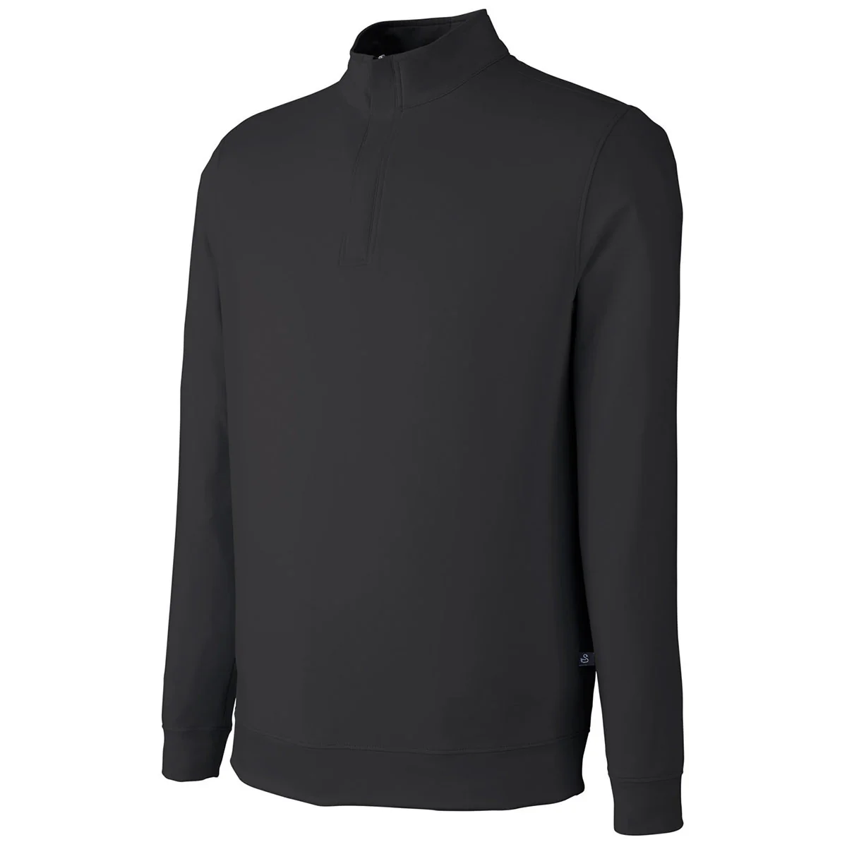 Swannies Golf Men's Black/Marine McKinnon Quarter Zip - Image 3