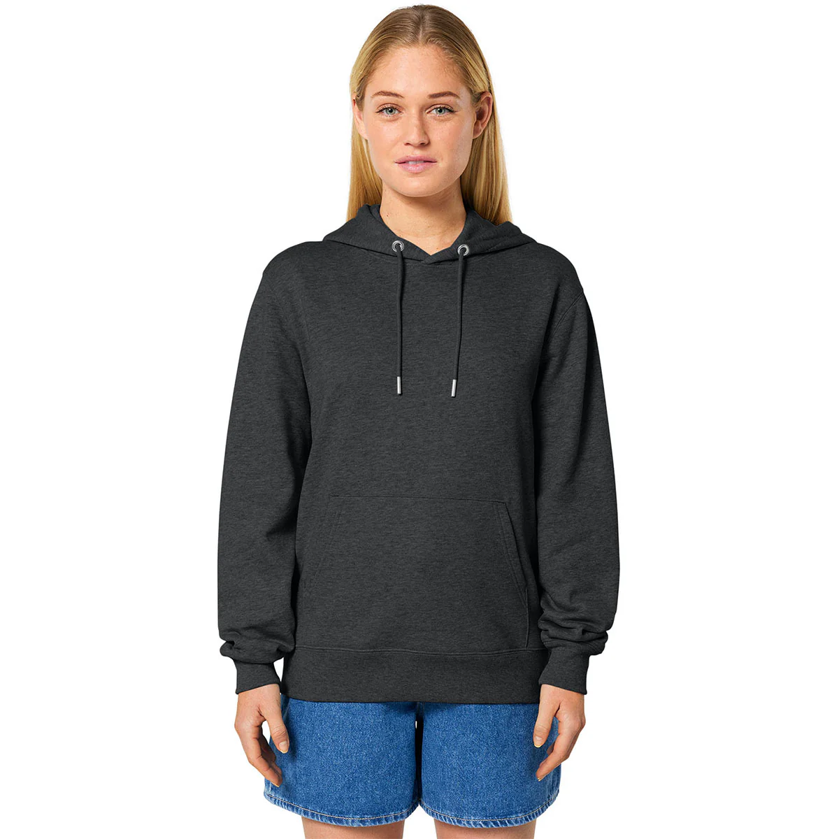 Stanley/Stella Unisex Dark Heather Grey Cruiser 2.0 Hooded Sweatshirt - Image 4