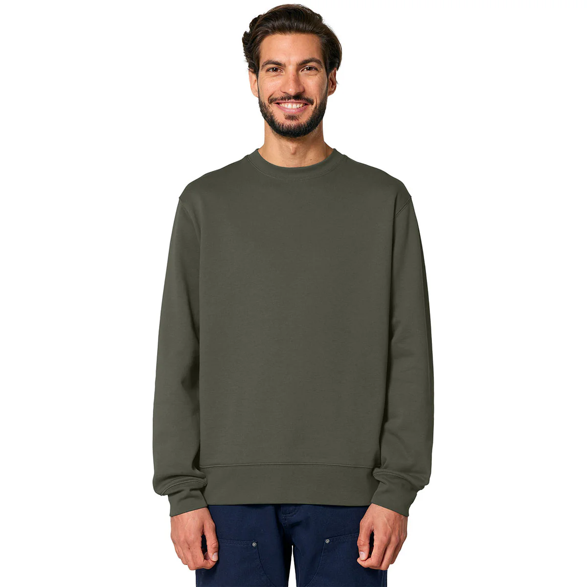 Stanley/Stella Unisex Khaki Green Charger 2.0 Crewneck Sweatshirt - Image 4