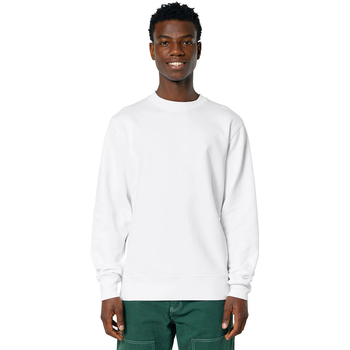 Stanley/Stella Unisex White Charger 2.0 Crewneck Sweatshirt - Image 4