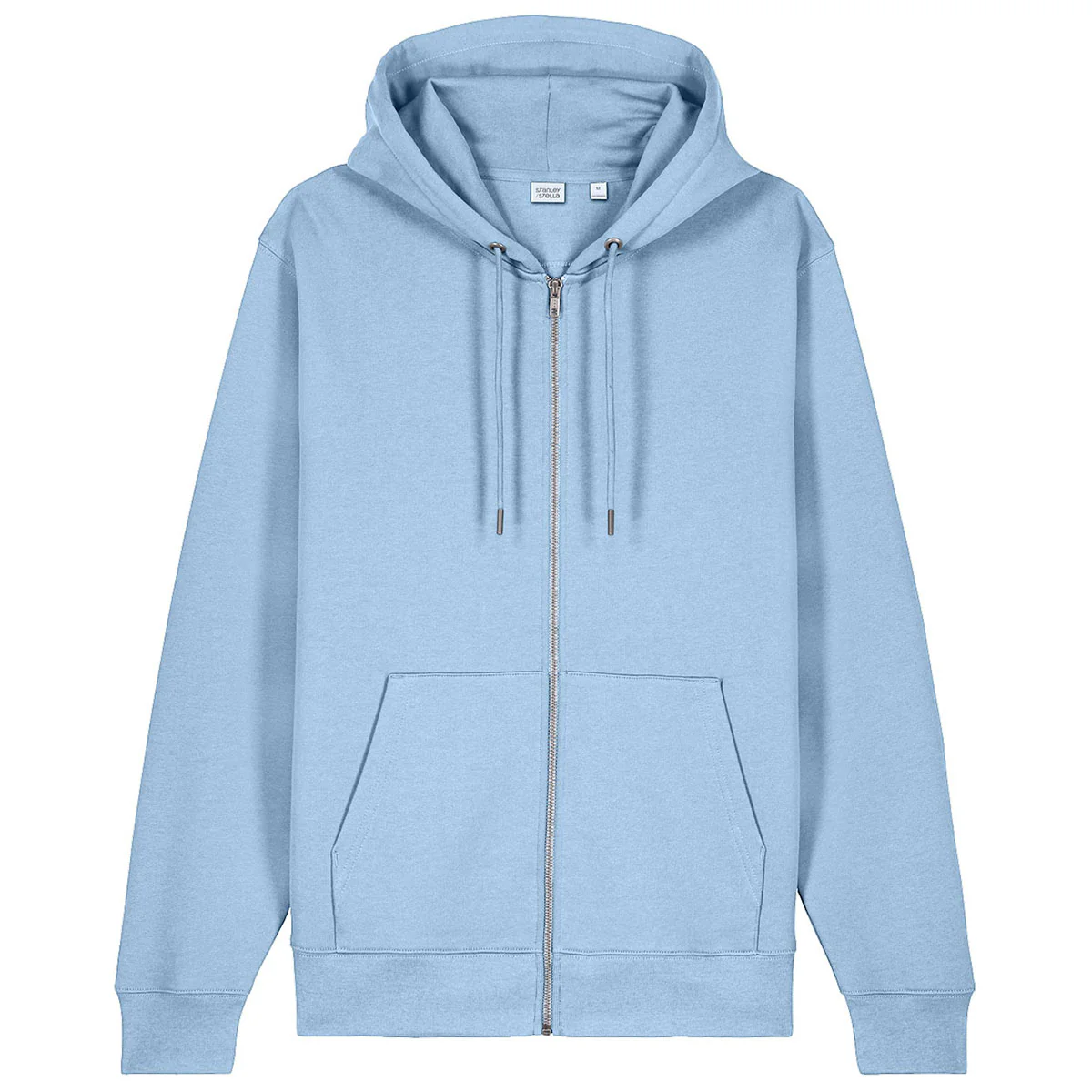 Stanley/Stella Unisex Blue Soul Cultivator 2.0 Full-Zip Hooded Sweatshirt