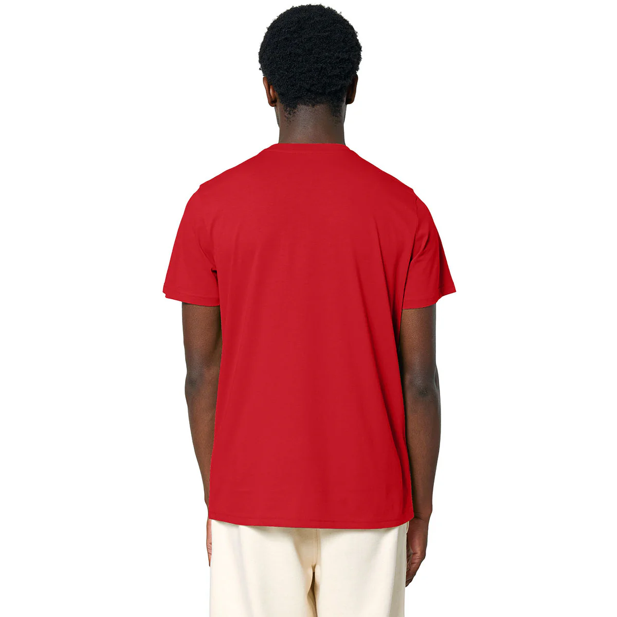 Stanley/Stella Unisex Red Crafter Tee - Image 5